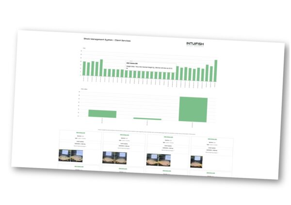 fish capture and growth tracking system